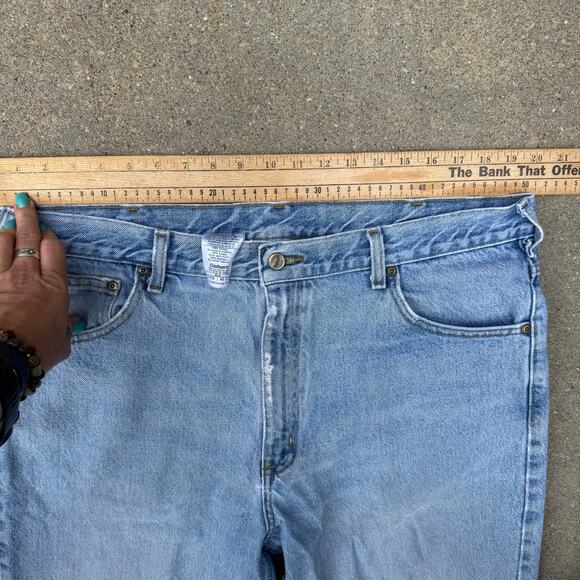 Y2K Carhartt Jeans 40x30 Stonewash Traditional Fit Straight Leg Work B18 STW - Picture 5 of 7